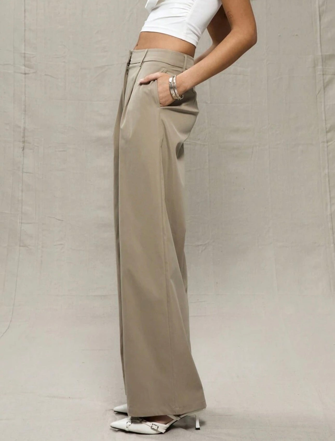 Pantalón Beige