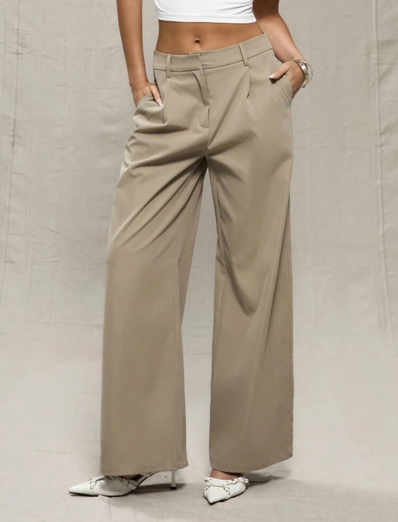 Pantalón Beige