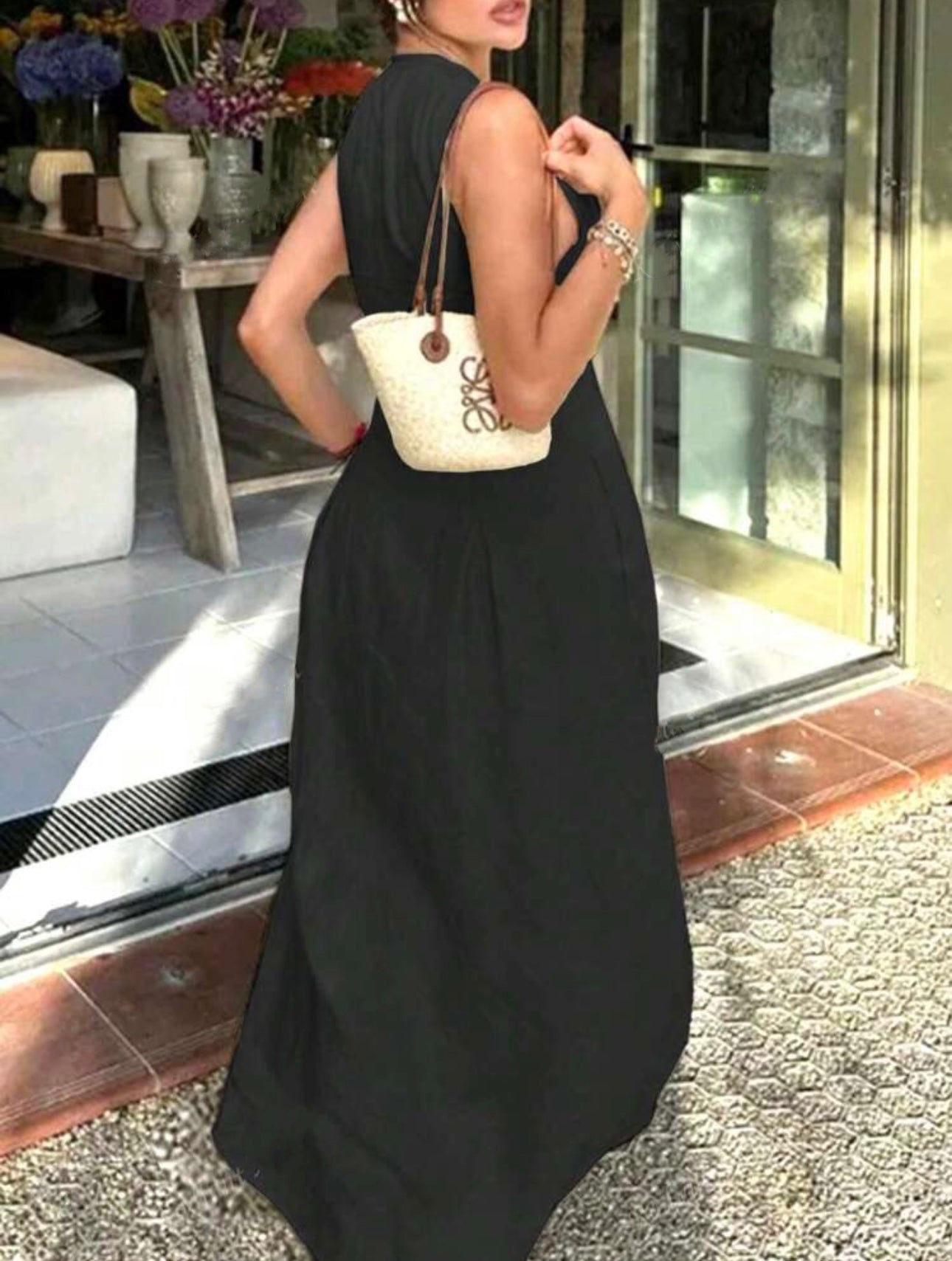 Vestido Largo Cierre